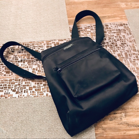 kate spade backpack purse black